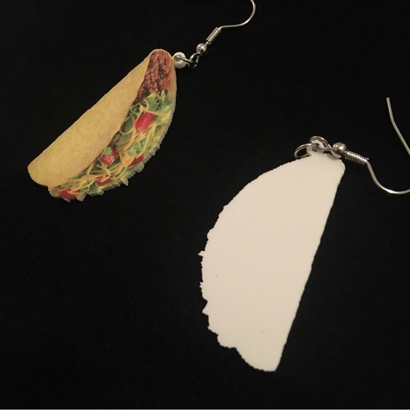 Fun Taco Fashion Dangle Earrings - Picture 3 of 7